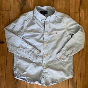 Boys size 7 Ralph Lauren button down - worn once for an hour for photos.